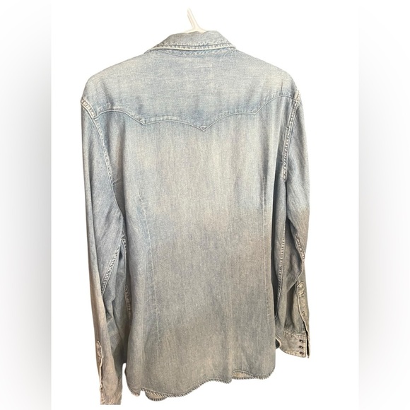 Polo by Ralph Lauren Blue Denim Shirt - Picture 5 of 5